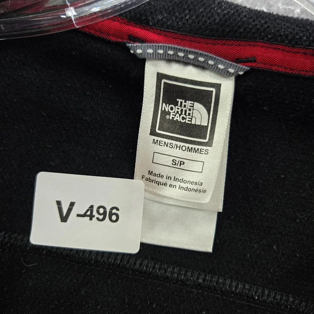 The North Face Men‎ Sweatshirt Small Black 1/2 Zip Pocket  Mock Neck Pullover
